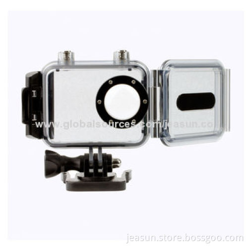 Waterproof Wearable Wide Angle Action Camera with 1.5-inch LCD and RF Remote Control